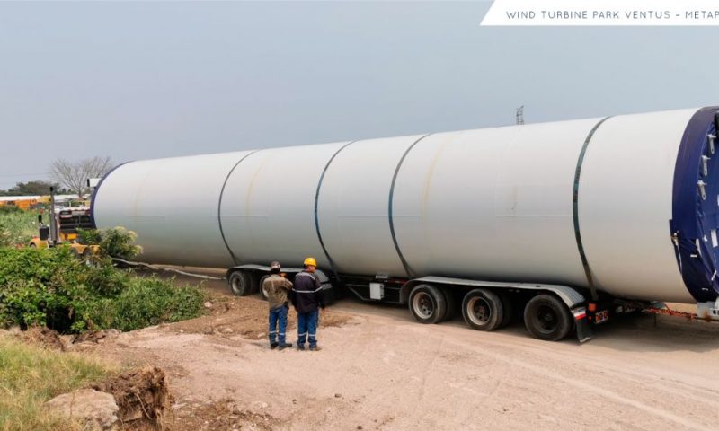 Wind Turbine Park Ventus in Metapán, El Salvador