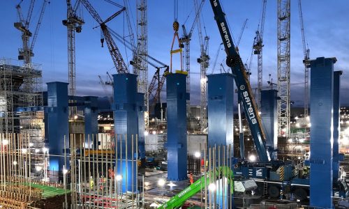 Sarens Installs 15 Turbine Generator Columns At Hinkley Point C