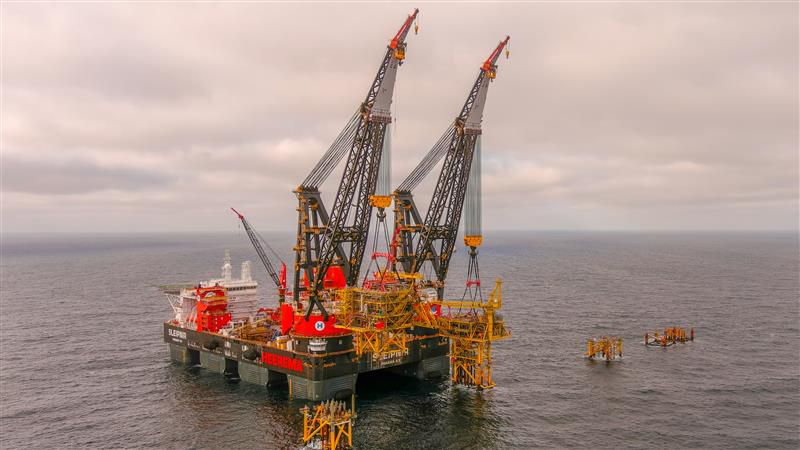 Total´s Tyra Production Topside Installation Successfully Completed