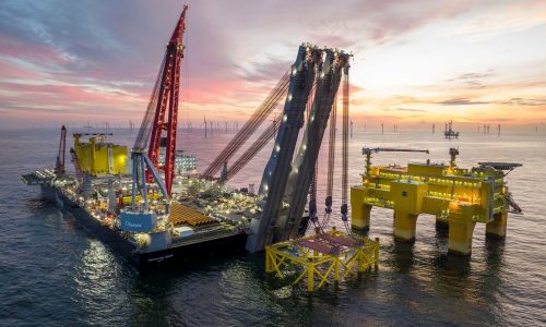 TenneT’s DolWin kappa platform arrives in German North Sea